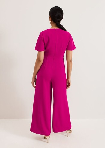 Phase Eight Petite Julissa Jumpsuit Pink USA | 0578392-DN